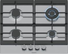 Siemens Siemens EC6A5HI90 płyta kuchenna Čierny, nehrdzavejúca oceľ Wbudowany 60 cm Gaz 4 stref(y)
