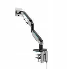 Diablo Chairs držiak na monitor 49 cali, szaro-Čierny LED RGB X-ARM
