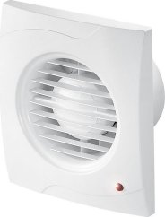 AWENTA ventilátor łazienkowy Silence WZ100F fi100mm 75m3/h 4,4W 230V z fotokomórką i Prepínačiem czasowym Biely