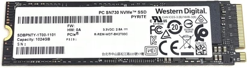 Lenovo SN730 1TB M.2 PCIe NVMe (5SS0V14993)