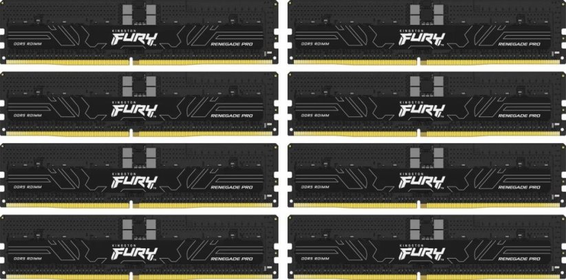 Kingston Fury Renegade Pro, DDR5, 256 GB, 6000MHz, CL32 (KF560R32RBEK8-256)