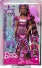 Mattel BRB ZABAWA WLOSAMI fialové SUKIENKA JDC86 WB6