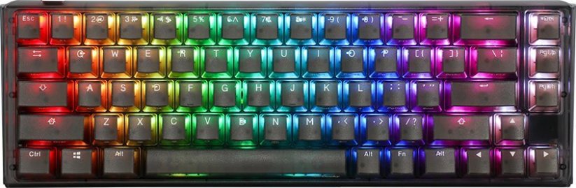 Ducky One 3 Aura Black SF Gaming Tastatur, RGB LED - MX-Speed-Silver