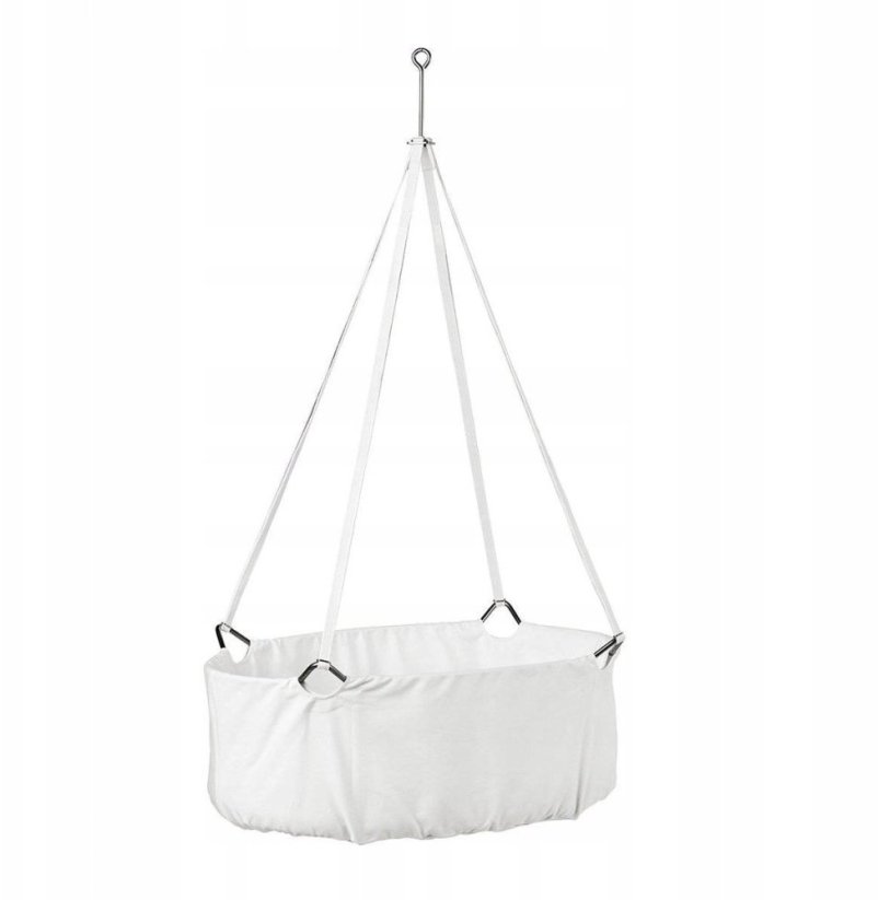 Leander Classic™ cradle, long hanging straps 4 pcs – white