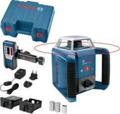 Bosch Rotačný laser GRL 400 H Červený 400 m