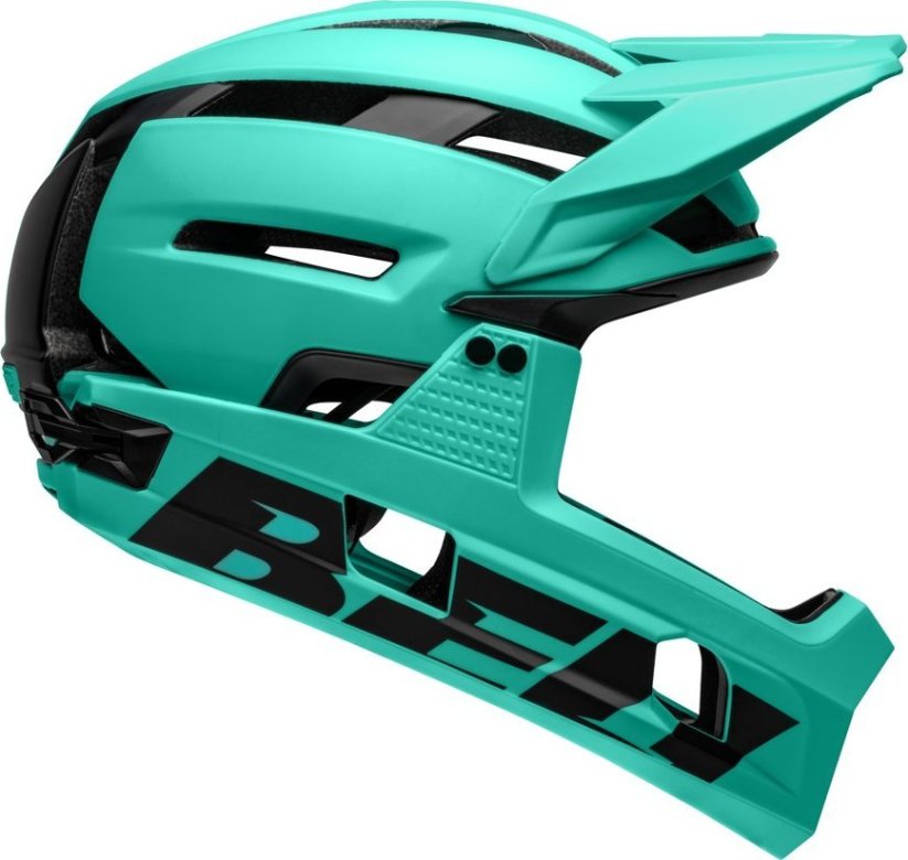 Bell Prilba na celú tvár BELL SUPER AIR R Rozmer prilbau: M(55-59 cm), Wybierz farba: Matte Turquoise Black