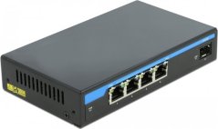Delock DeLOCK Giga Ethernet Switch 4P PoE + 1SFP - 87765
