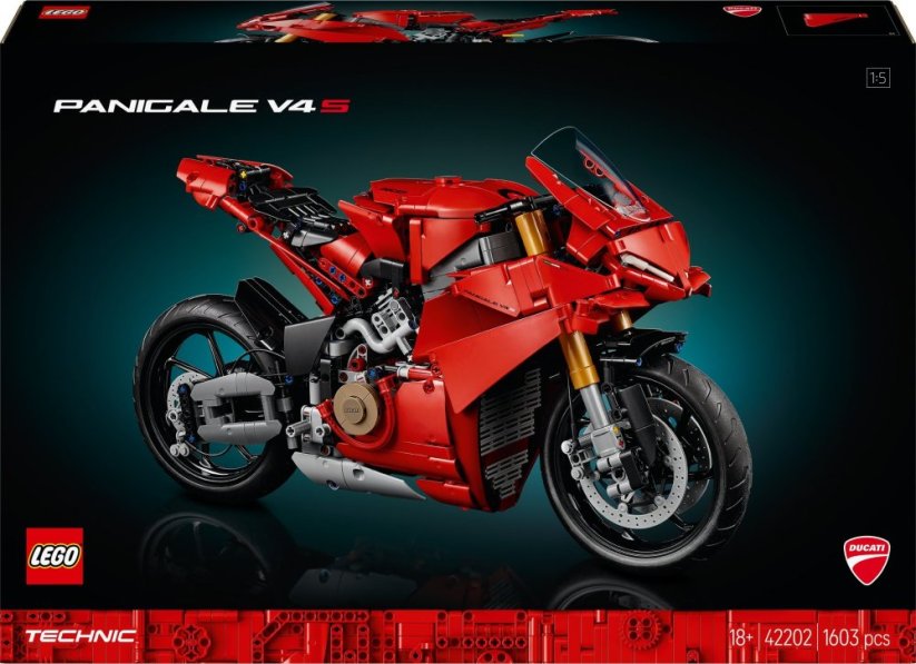 LEGO Technic Motocykel Ducati Panigale V4 S (42202)