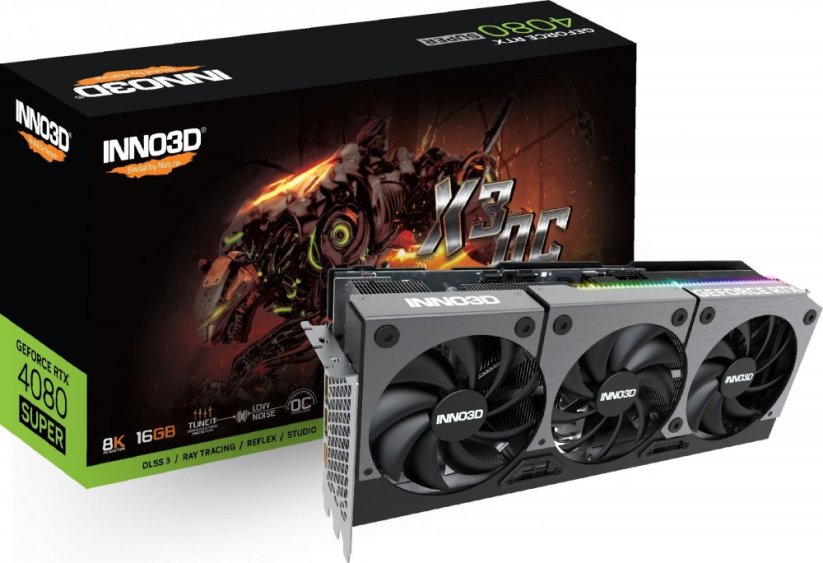 Inno3D GeForce RTX 4080 SUPER X3 OC 16GB GDDR6X (N408S3-166XX-187049N)