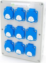 ELS Elektrotechnika Rozdzielnica budowlana 9*GS 230V, obudowa nanástenná, ELS Elektrotechnika, N900