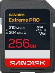 SanDisk Extreme PRO SDXC 256 GB UHS-II V90 (SDSDXDE-256G-GN4IN)