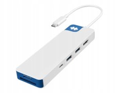 Targus D TARGUS HyperDrive Flex 8 Port USB-C Hub Blue
