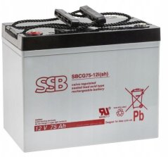 SSB akumulátor GEL SBCG 75-12i 12V75Ah M6