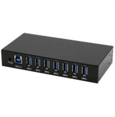 Exsys Sada huba USB 3.2 Gen 1 z 7 portami do montażu na szynie DIN (EX-11237HMS-2) (15.06.3495)