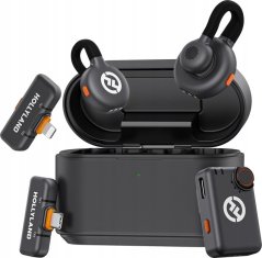 Hollyland LARK M2S Wireless Lavalier Microphone Ultimate Combo (Čierno-sivá)