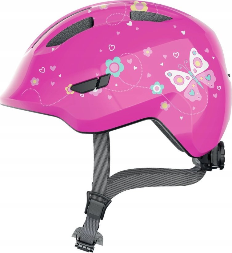 Abus Šalmas Abus Smiley 3.0 pink butterfly-M (50-55)