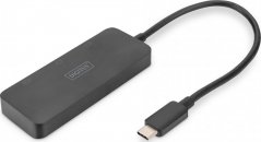 Digitus DIGITUS USB-Hub 3-Port  C  ->3xDP   m.Kabel          schwarz