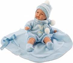 Llorens Bábika Joelle płacząca z kocykiem, 38 cm (LL-38937)