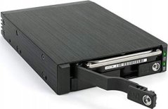 Fantec FANTEC MR-25DUAL, 2.5" SATA + SAS HDD/SSD removable frame, black