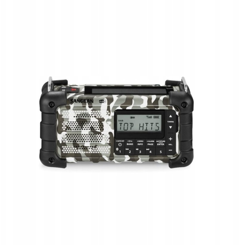 Sangean MMR-99 DAB+ Artic Camo Emergency/Hand Crank/Solar Radio