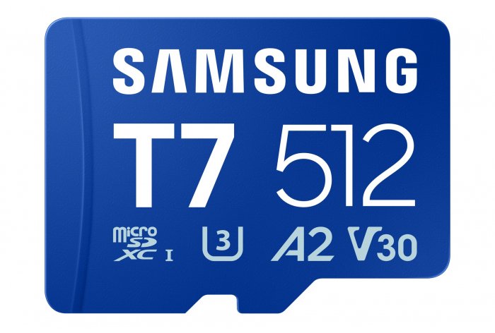 Samsung T7 MicroSDXC 512 GB Class 10 UHS-I/U3 A2 V30 (MB-MB512T/WW)