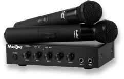 Roger MadBoy U-Remix 2 Bluetooth wireless karaoke microphone pair with mixer