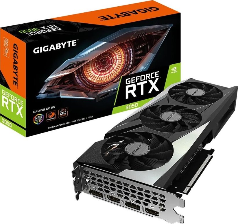 Gigabyte GeForce RTX 3050 Gaming OC 8GB GDDR6 (GV-N3050GAMING OC-8GD)