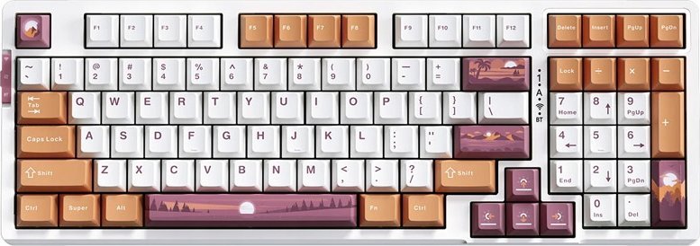 Endgame Gear VGN V98 Pro Gaming Tastatur, Blueberry Ice Cream - Twilight (US)