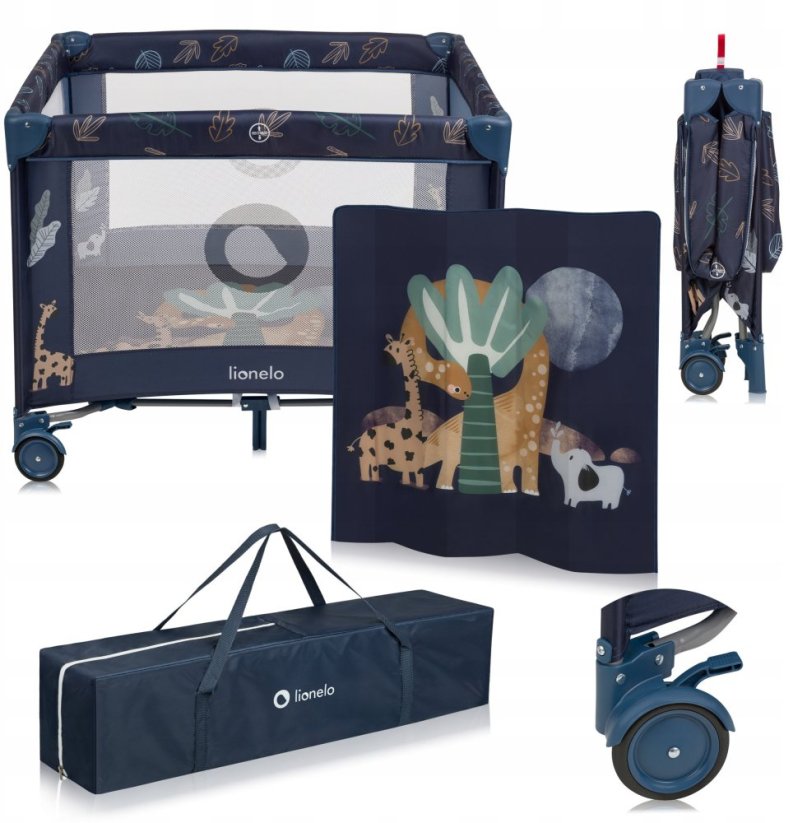 Lionelo Maniežas Lionelo Bonnie, blue navy
