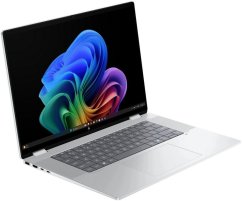 HP OmniBook X Flip 2-in-1 Notebook Next Gen AI 16-as0003nwx Copilot+ PC Intel Core Ultra 5 226V 40,6 cm (16") Ekran dotykowy 2K 16 GB LPDDR5x-SDRAM 512 GB SSD Wi-Fi 6E (802.11ax) Windows 11 Home strieborný (D8YY7EA)