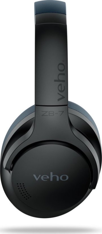 Veho Veho ZB-7 Sada słuchawkowy Przewodowy i Bezprzewodowy Opaska na głowę Połączenia/muzyka USB Type-C Bluetooth Čierny