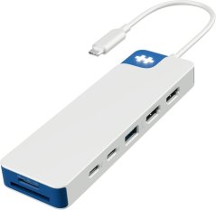 Targus Hyper HyperDrive Flex 9 Port Dual 4K HDMI Dock, Baltas/Mėlyna | HD4103BUGL | HDMI jungtys quantity 2