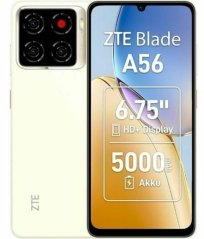 ZTE ZTE Blade A56 - 4G Smartphone - Dual-SIM - RAM 4 GB / Interner Speicher 64 GB - microSD slot - 6.75" - 1600 x 720 Pixel (90 Hz) - Triple-Kamera 13 MP, 0.08 MP, 0,08 MP - front camera 8 MP - floating gold