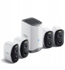 Baseus Baseus Security N1 Plus Outdoor Kamera 2K 4-Cam Kit