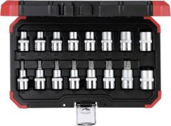 Gedore Gedore Red Socket set 1/2 ", Torx, 16 pieces (red / black, E10 - T70)