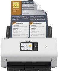 Brother ADS-4550W - skaner dokumentów - Dual CIS - Duplex - A3 - 600 dpi x 600 dpi - ADF (20 ark)