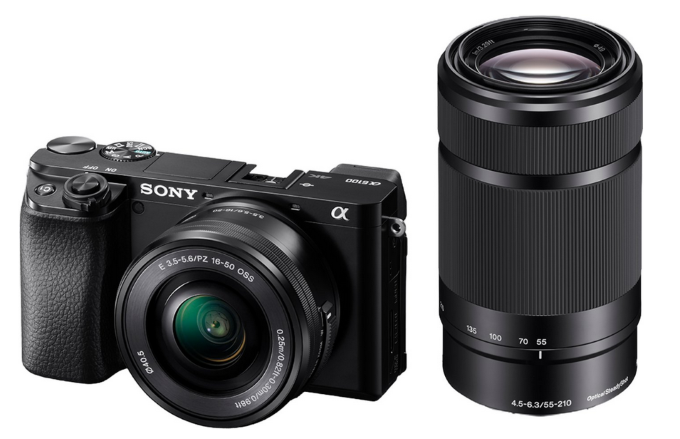 Sony A6100 + 16-50mm f/3.5-5.6 + 55-210mm f/4.5-6.3 (ILCE6100AXB.CEC)