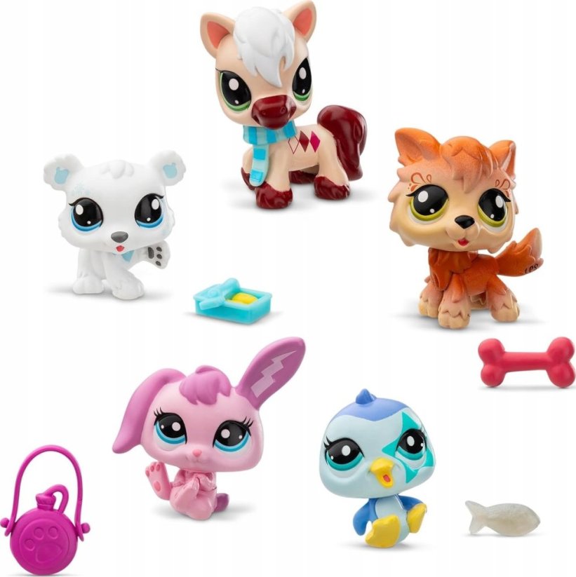 NoName LITTLEST PET SHOP WINTER BESTIES COLLECTORS 5 PK