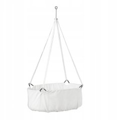 Leander Classic™ cradle, long hanging straps 4 pcs – white