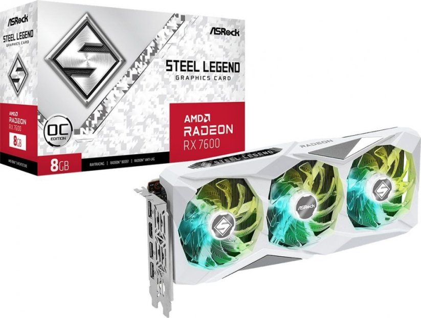 ASRock Radeon RX 7600 Steel Legend 8GB OC (RX7600 SL 8GO)