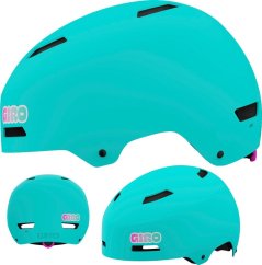 Giro prilba detský juniorski GIRO DIME FS matte screaming teal roz. S (51-55 cm) (NEW)...