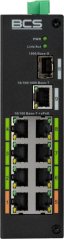 BCS BCS-L-SP08E01G-1SFP(2) BCS Switch 8x PoE, 1x RJ45, 1x SFP Gigabit