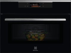 Electrolux Electrolux  44 L  mikrovilnu funkcija  nerusejosa terauda - Kompakta iebuvejama mikrovilnu krasns ar grilu EVM8E09X (7333394119786)
