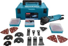 Makita TM3010CX2J, Cutting, Polishing, Rasping, Sanding, Sawing, Scraping, Black, Blue, 6000 OPM, 20000 OPM, 1.6°, AC