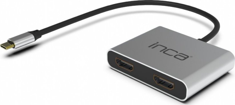 Inca Adapter ITPC-4 Typ C > 2xHDMI 4K30Hz,1xUSB-A,1xUSB-C
