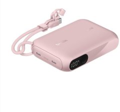 Belkin Powerbank s displejom 20W 10.000mAh USB-C Ružový BPB027hqPK