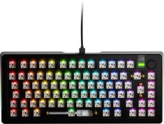Glorious Glorious GMMK 3 Pro 100 % Custom Gaming-Tastatur - Pre-Built, ANSI (US), Fox Switches, schwarz