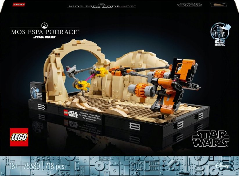 LEGO Star Wars Diorama: Wyścig ścigaczy w Mos Espa (75380)
