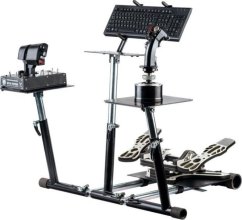 Wheel Stand Pro Wheel Stand Pro Deluxe V2, mount (black, Thrustmaster Hotas Warthog and Saitek X52/Pro, X55, X56, X65)