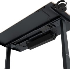 Jan Nowak Elektryczne z regulacją wysokości ergonomiczne Antracitovýowe/dub sonoma,1400x700 mm: ARIA (5907367517514)